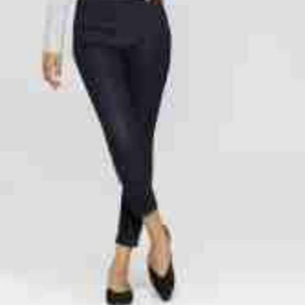 SKINNY HIGH-RIZE DENIM ANKLE PANTS SZ 4